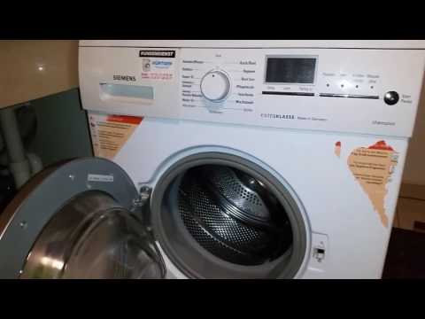 Siemens Waschmaschine F21 Fehlermeldung / Löschung F21