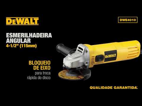 Esmerilhadeira 4.1/2 Pol. 700W 220V DEWALT-DWE4010 - Video