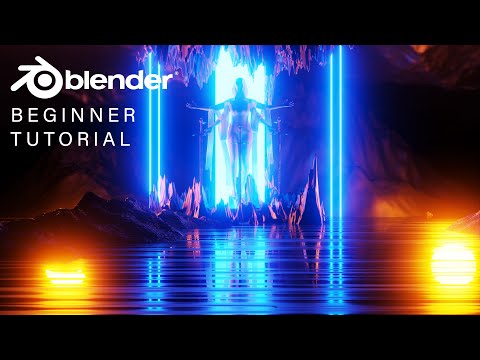 Blender Beginner Tutorial Create Gold Material Beautiful Render