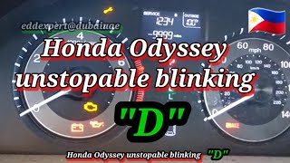 🇵🇭 Honda Unstoppable Blinking  "D" How to resolve it? What does it mean?