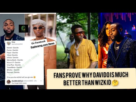Fans prove why Davido is much more better than wizkid 🤔