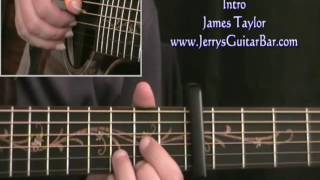 How To Play James Taylor Something's Wrong (intro only)