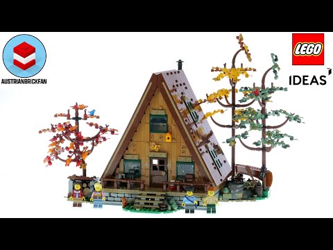LEGO Ideas 21338 A-Frame Cabin - LEGO Speed Build Review