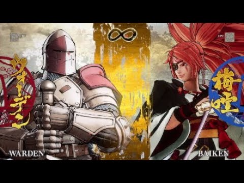 Samurai Shodown (2019) - Warden vs Baiken (CPU vs CPU)