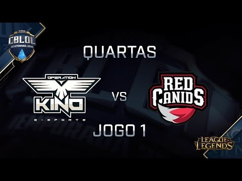 Kino x Red (Quartas - Jogo 1) CBLoL 2016 - 1ª Etapa