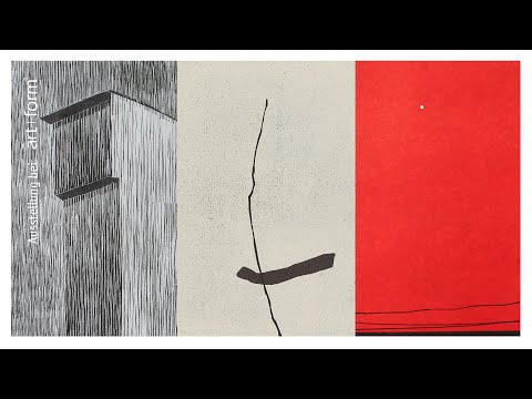 art+form Ausstellung Schroller | Schmid | Grand-Montage "Linie Balken Strich"