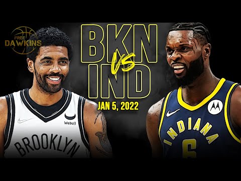 Brooklyn Nets vs Indiana Pacers Full Game Highlights | Kyrie's Return | Jan 5, 2022 | FreeDawkins