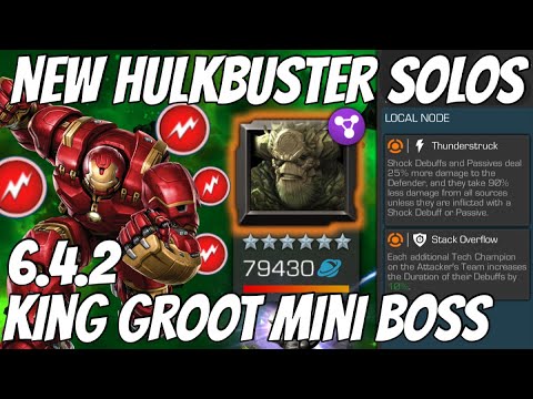 Buffed Hulkbuster "SHOCKS" 6.4 King Groot Miniboss - Thunderstruck!