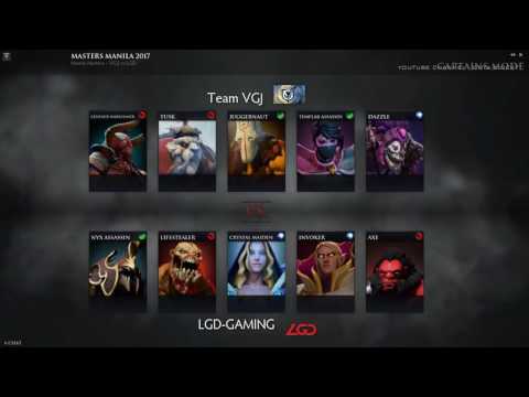 VGJ vs LGD Quarter Final Manila Masters 2017 CN Highlights Dota 2