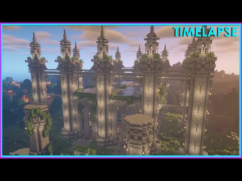 Sky Blue Creation - Minecraft | CASTLE BUILD TIMELAPSE | #Shorts
