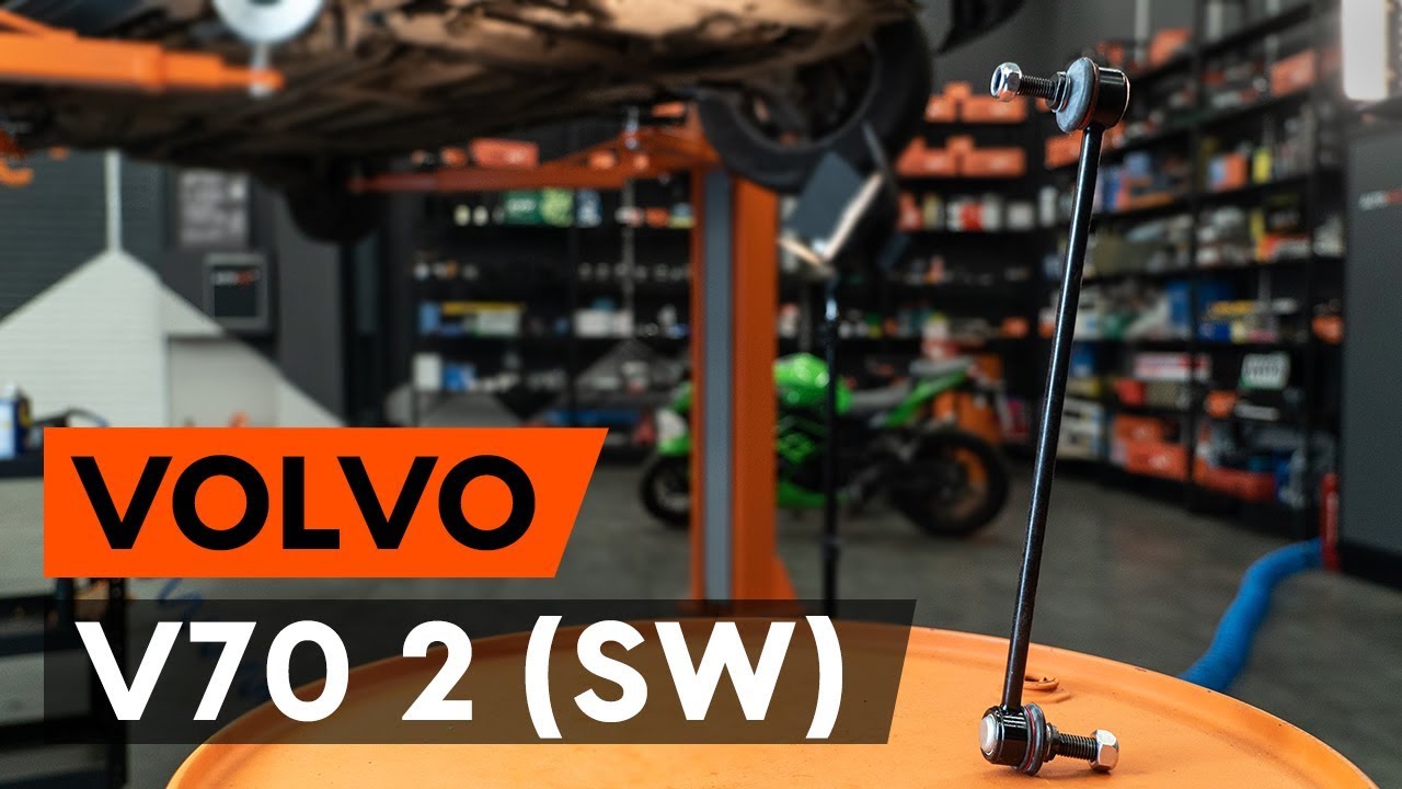 Ako vymeniť predné tyčky stabilizátora na Volvo V70 SW – návod na výmenu