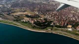 preview picture of video 'Landing with Turkish Airlines to Istanbul Sabiha Gökçen Airport - Nice touch'