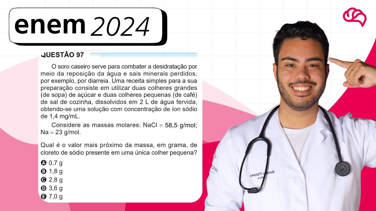 Resolução em Vídeo — Questão 97 ENEM 2024