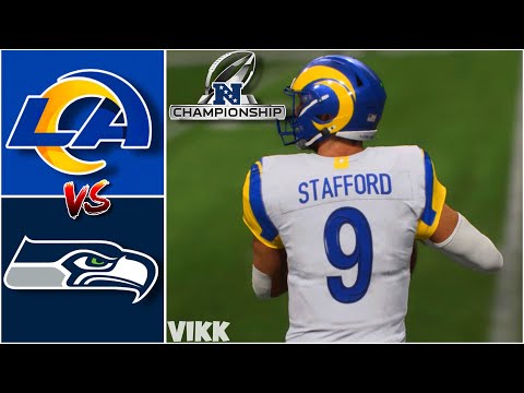 Rams vs Seahawks NFC Championship Full Game Simulation | Madden 26