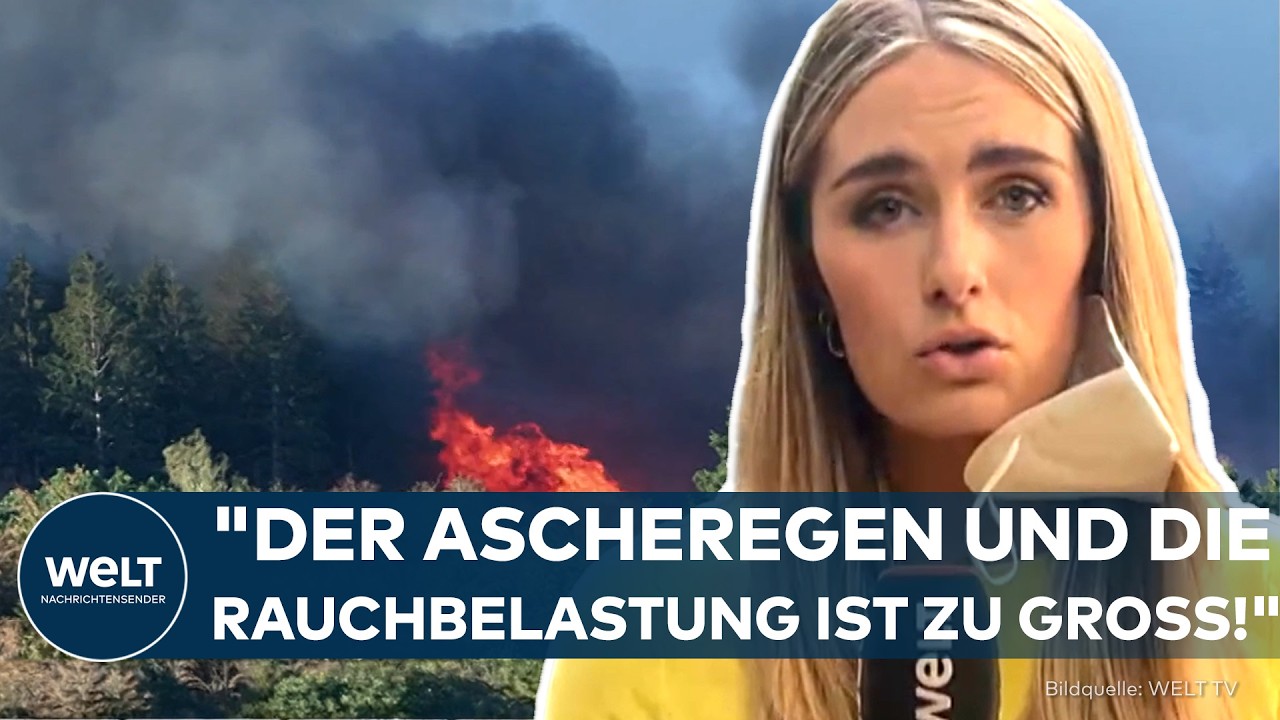 EIFEL IN FLAMMEN: "2000 Menschen evakuiert!" Explosionen im Wald! Löschhubschrauber im Dauereinsatz!