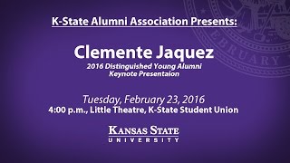 2016 Distinguished Young Alumni Keynote Presentation | Clemente Jaquez