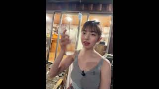 菊地姫奈さん #撮影終了後のグァバジュース