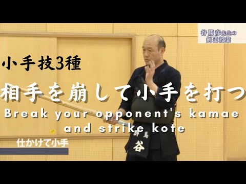 Tani Katsuhiko: When to Strike Kote | 谷勝彦　小手技３種 [2/2]