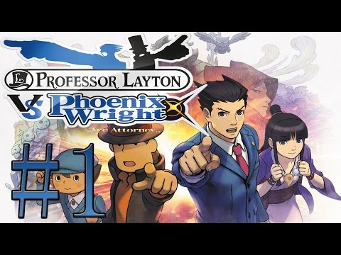 Let's Play Professor Layton Vs. Phoenix Wright: Ace Attorney [BLIND] - Part 1: Witches
