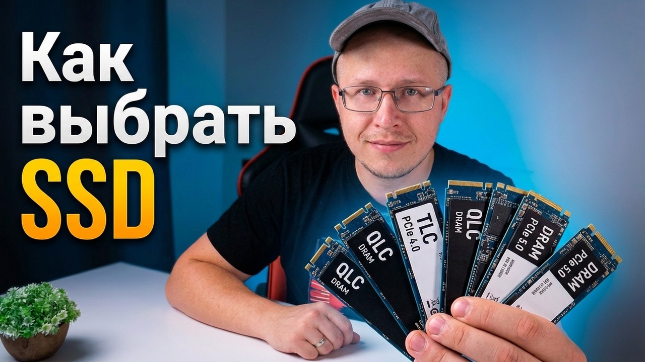 Как выбрать SSD: QLC vs TLC. Почему PCIe 5.0 большинству не нужен. Что такое DRAM буфер?