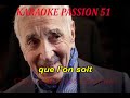 KARAOKE CHARLES AZNAVOUR . J'abdiquerai  2004 KARAOKE PASSION 51