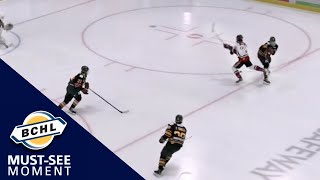 Must See Moment: Porter Dawson dangles on the way to scoring his first BCHL goal