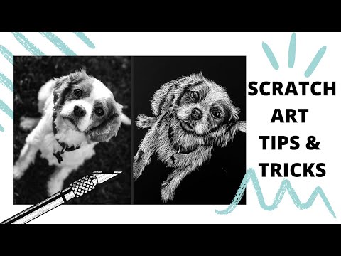 Scratch art tips and tricks for beginners!