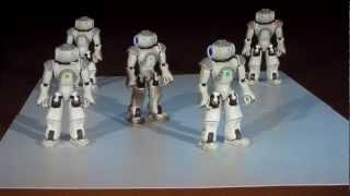 preview picture of video 'DEVOXX 2012 OPENING - NAO ROBOTS DANCE PERFORMANCE'
