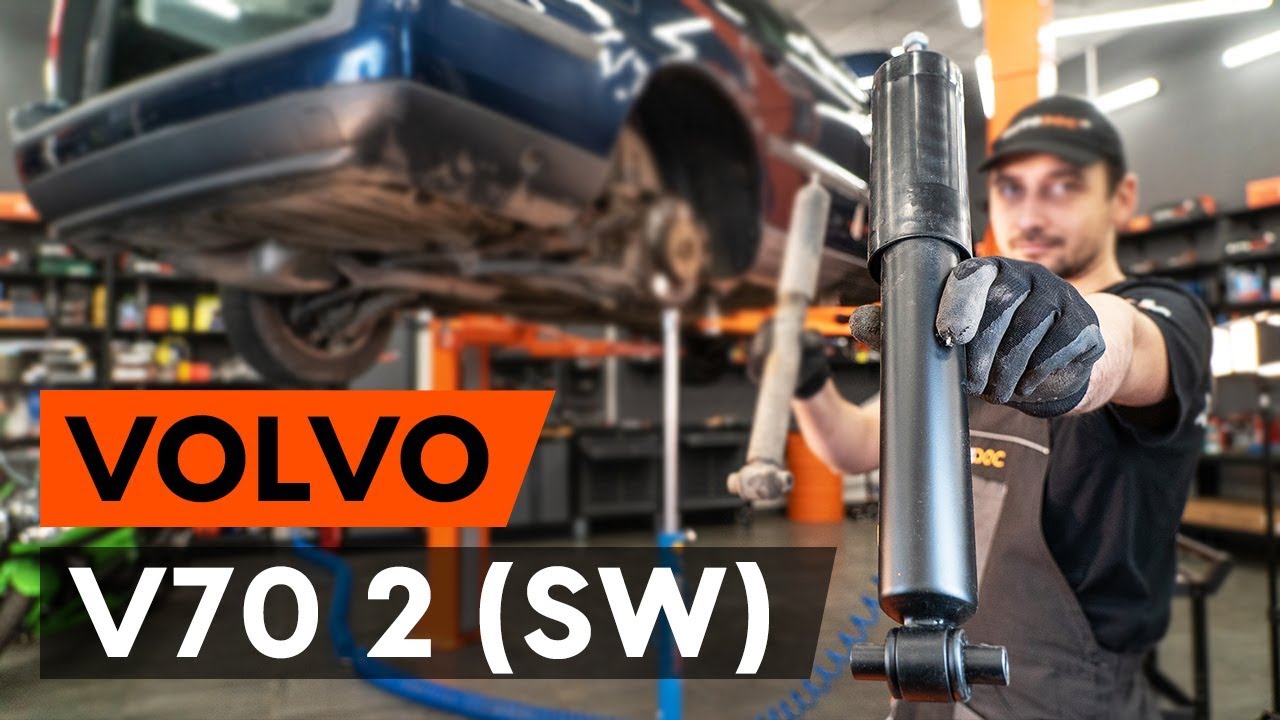 Kuinka Vaihtaa Iskunvaimentimet Taakse Volvo V70 SW autoon Vaihto ohje