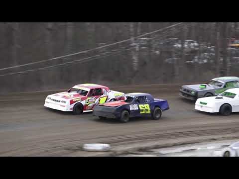 Street Stock Heat Race #4 at Mt. Pleasant Speedway, Michigan on 05-06-2022!!