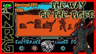 NRG: 5-10 Minutes of Gameplay - The Way Of The Tiger [Amstrad CPC]