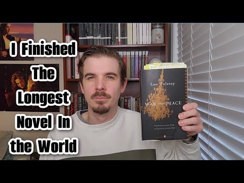 I finished WAR AND PEACE!!