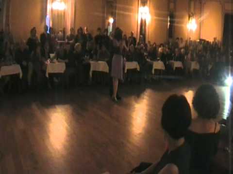 Alberto Dassieu and Eva Garlez perform at Milongueando 2010