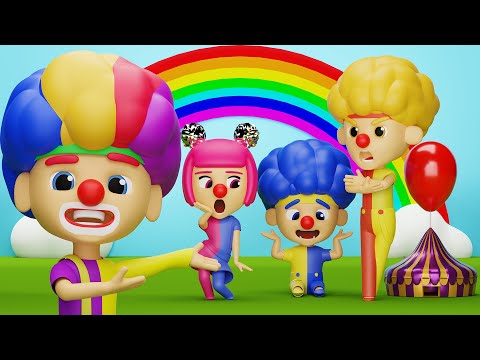 Palhaço Cha-Cha, Palhaço Lya-Lya, Palhaço Chicky e Palhaço Boom-Boom | D Bilhões de Músicas Infantis