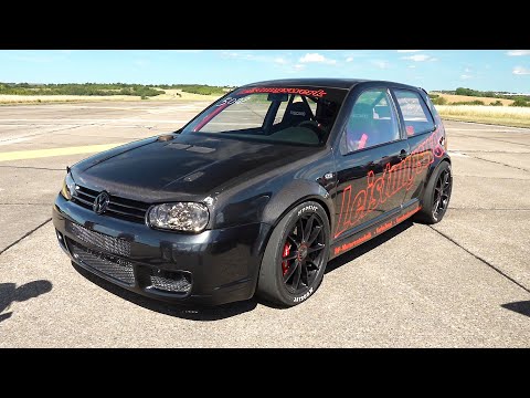 1250HP Volkswagen Golf IV R32 with R30 Turbo by Leistungswerk! INSANE ACCELERATIONS!
