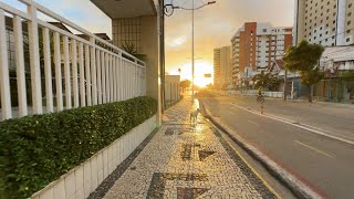 This Is Why I live In Fortaleza, Brazil. SERENE, 6am (4k Walk.)