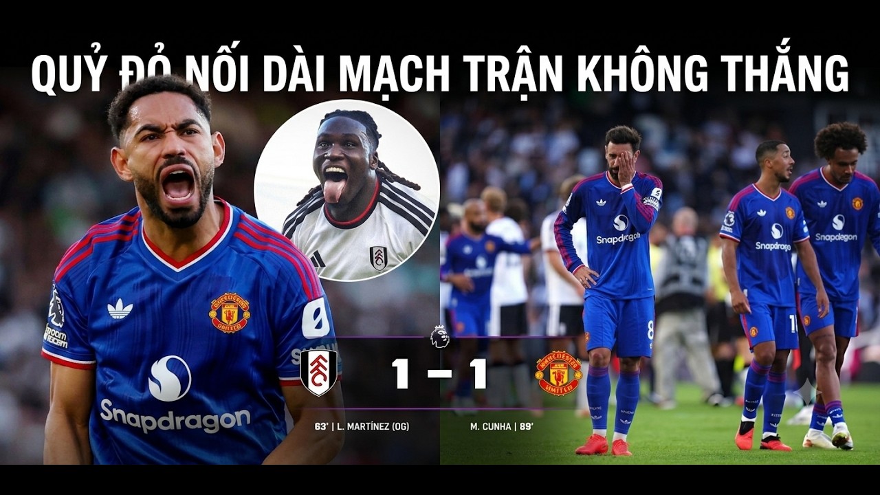 Man United thoát thua Fulham ở phút 89