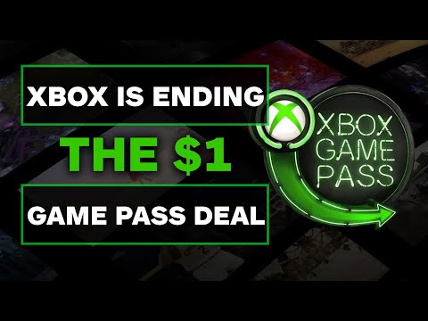 Xbox is Ending the $1 Xbox Game Pass Deal