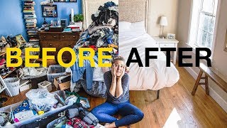 EXTREME KONMARI METHOD DECLUTTERING | Before & After