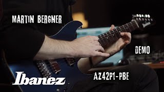 Video thumbnail for Martin Bergner | Ibanez AZ42P1-PBE Demo by Ibanez Germany