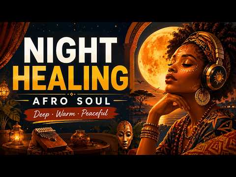 Golden Afro House Soul Mix — Deep Afro Jazz Grooves for Night Healing | Soulrise