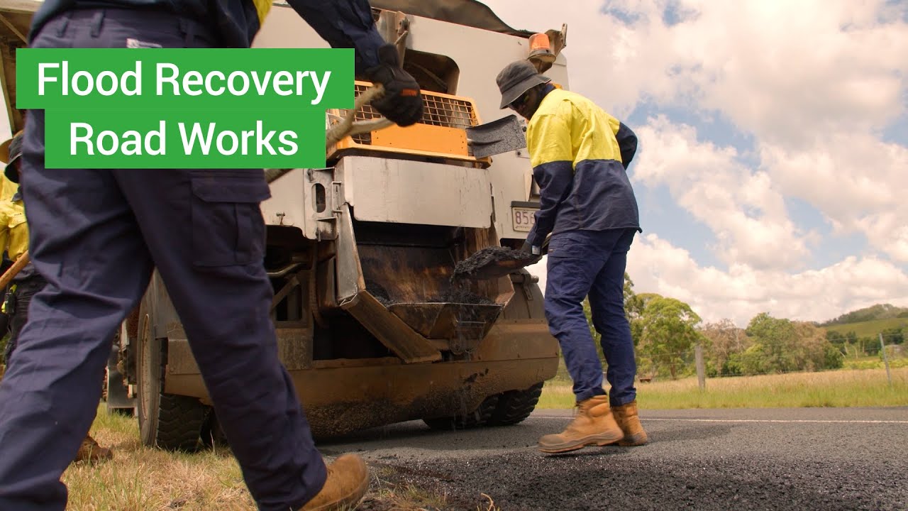Budget release 2023/24  - Flood recovery road works  // Toowoomba Region