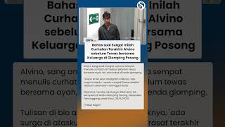 Tulis Caption soal Surga, Unggahan Terakhir Alvino sebelum Sekeluarga Tewas di Glamping Posong