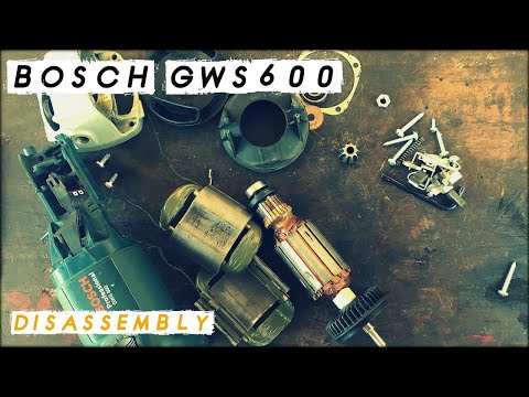 Bosch GWS 600 Angle Grinder – Disassembly for Repair