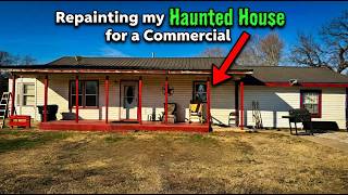 Repainting my Haunted House for an Upcoming Commercial PT1