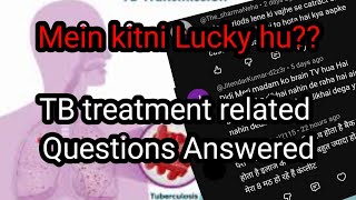 TB treatment related Questions Answered| Vomitting, Period problems| Colours of life. 