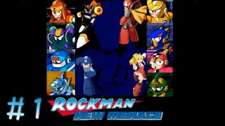 ファンゲーム作品 懐かしくまるで公式の新作をプレイしてる気分 ロックマン あたらしい きょうい／ROCKMAN NEW MENACE