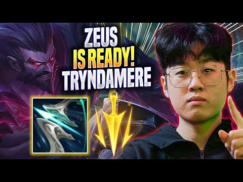 ZEUS IS READY TO PLAY TRYNDAMERE! - T1 Zeus Plays Tryndamere TOP vs Jayce! | Season 2023