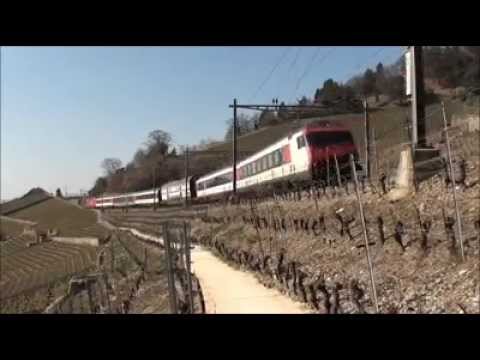 Trafic ferroviaire entre Grandvaux et Bossière