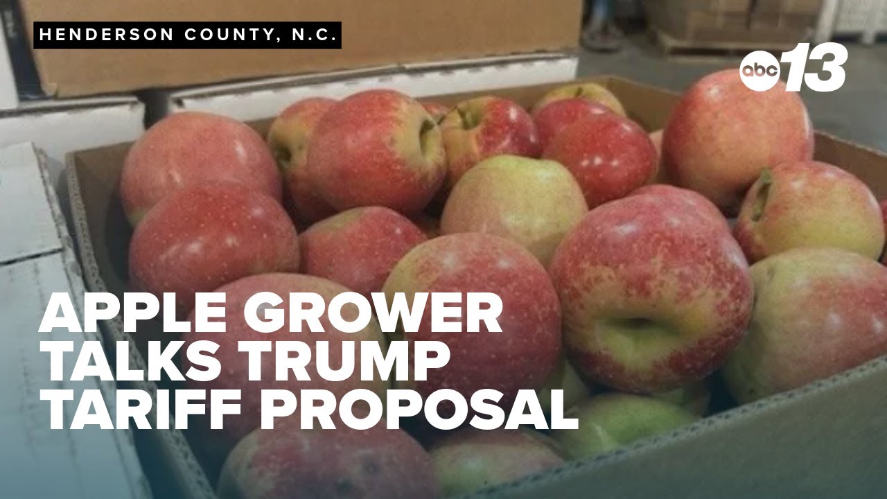 Trump's tariff proposal could lead to economic losses, local apple grower says